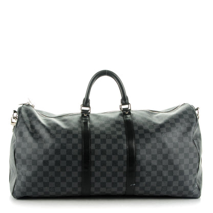 Louis Vuitton Damier Graphite Keepall Bandouliere 55 1 of 10