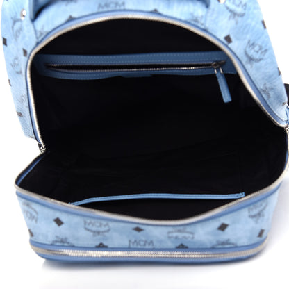 MCM Visetos Backpack Denim 4 of 8