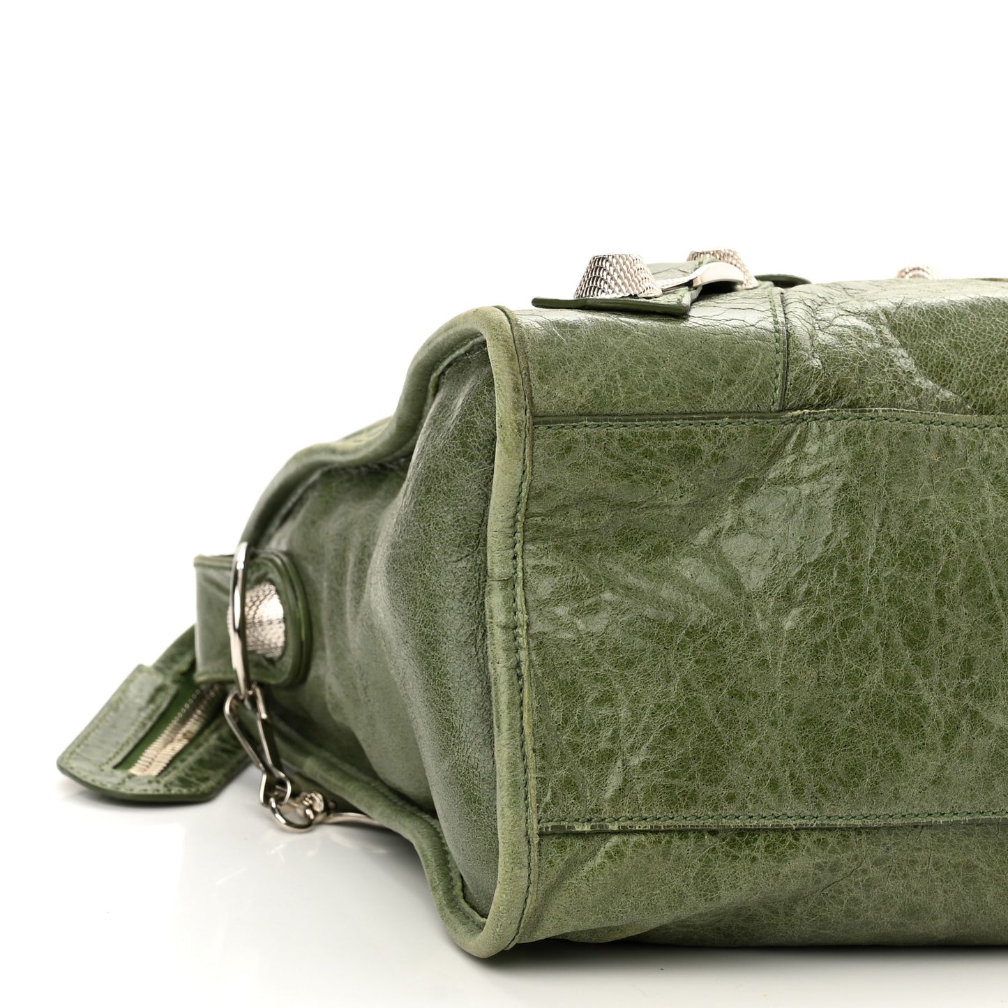 Agneau Giant 21 Silver Hardware City Vert Thyme
