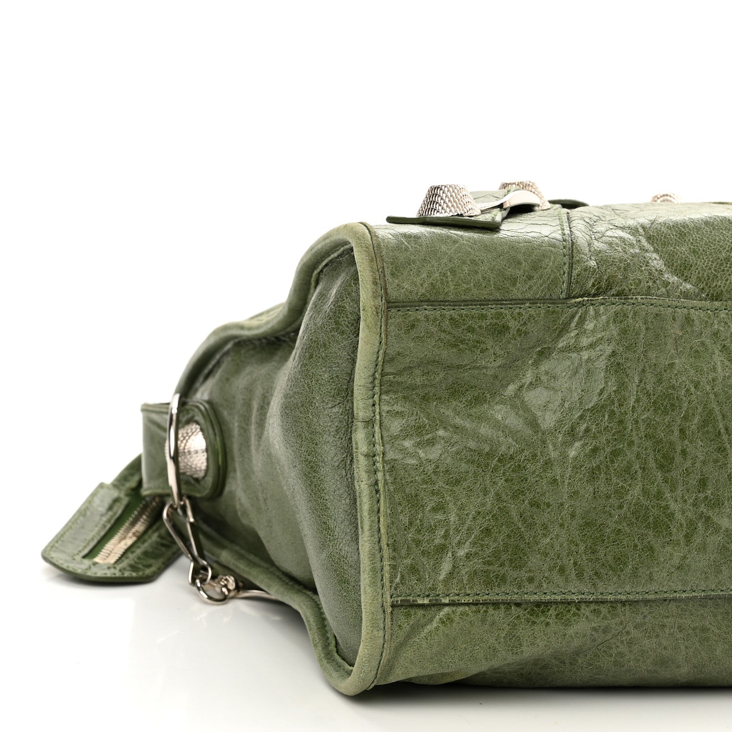 Balenciaga Agneau Giant 21 Silver Hardware City Vert Thyme 9 of 12