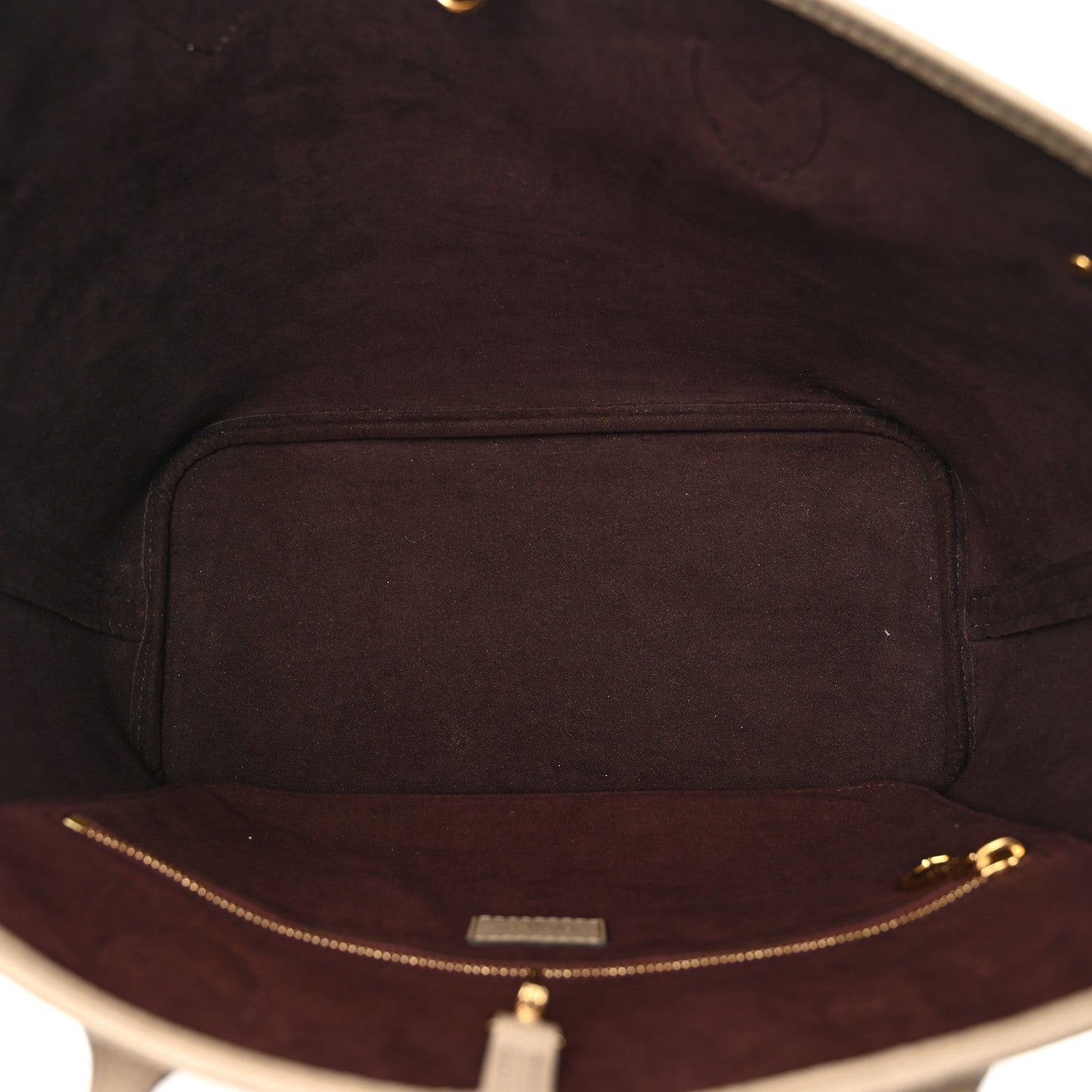 Louis Vuitton Empreinte Monogram Giant Neverfull MM Tourterelle 6 of 9