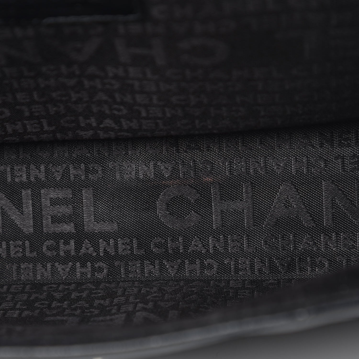 Chanel Calfskin Chocolate Bar Quilted Accordion Flap Black 9 of 12