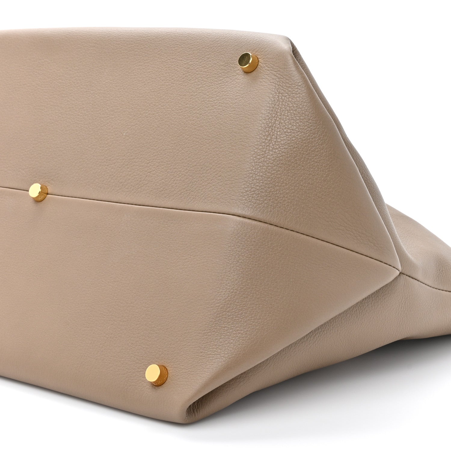 Khaite Pebbled Calfskin Medium Amelia Tote Taupe 9 of 10