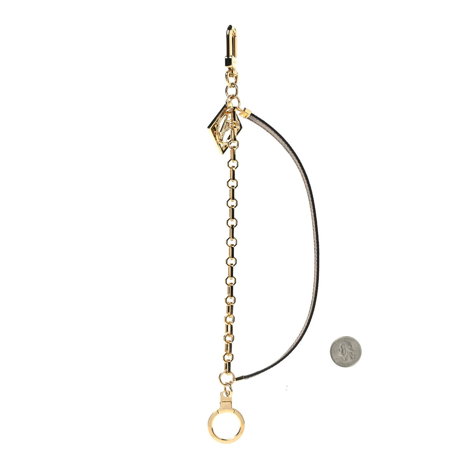 Louis Vuitton Reverse Monogram Dauphine Bag Charm Chain 2 of 4