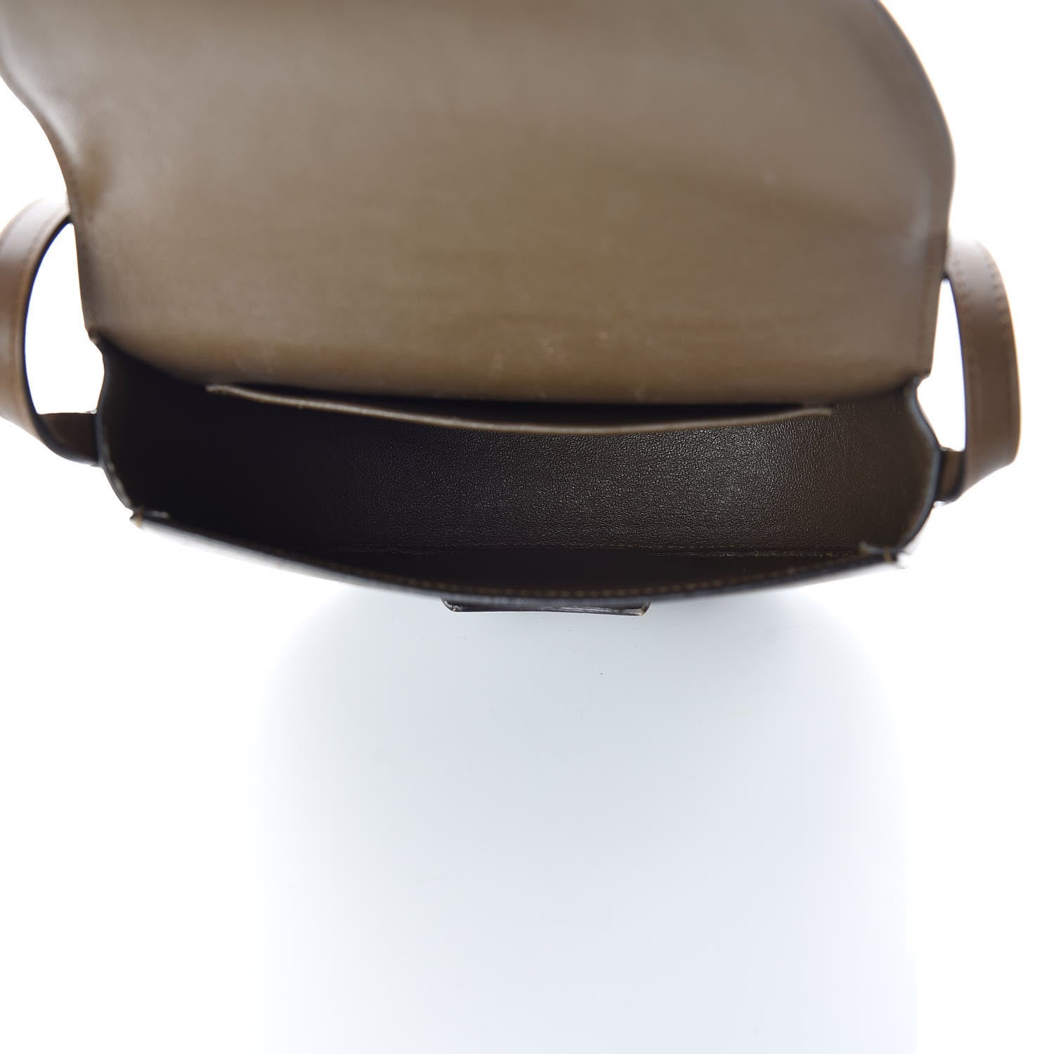 Celine Natural Calfskin Small Trotteur Chestnut 5 of 14