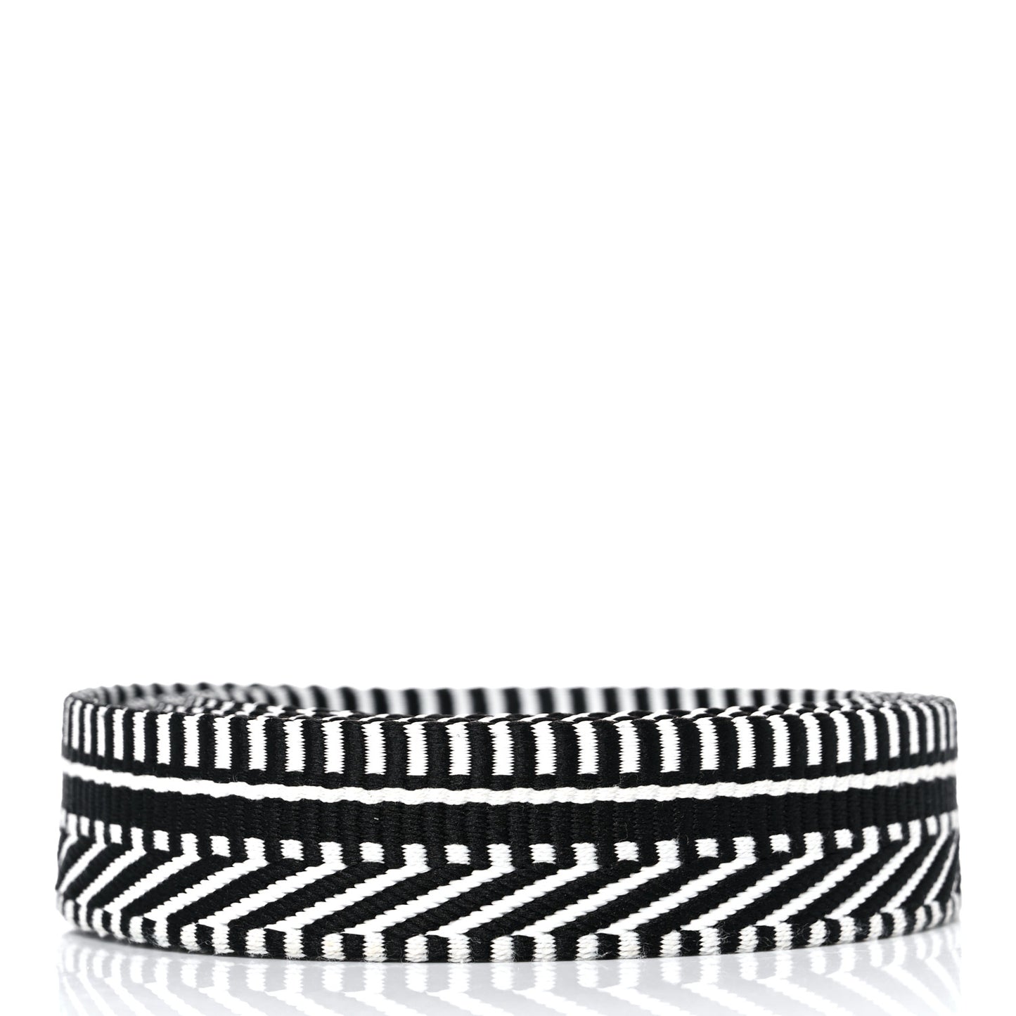 Toile Swift 25mm Sangle Cavale Shoulder Strap Black Ecru