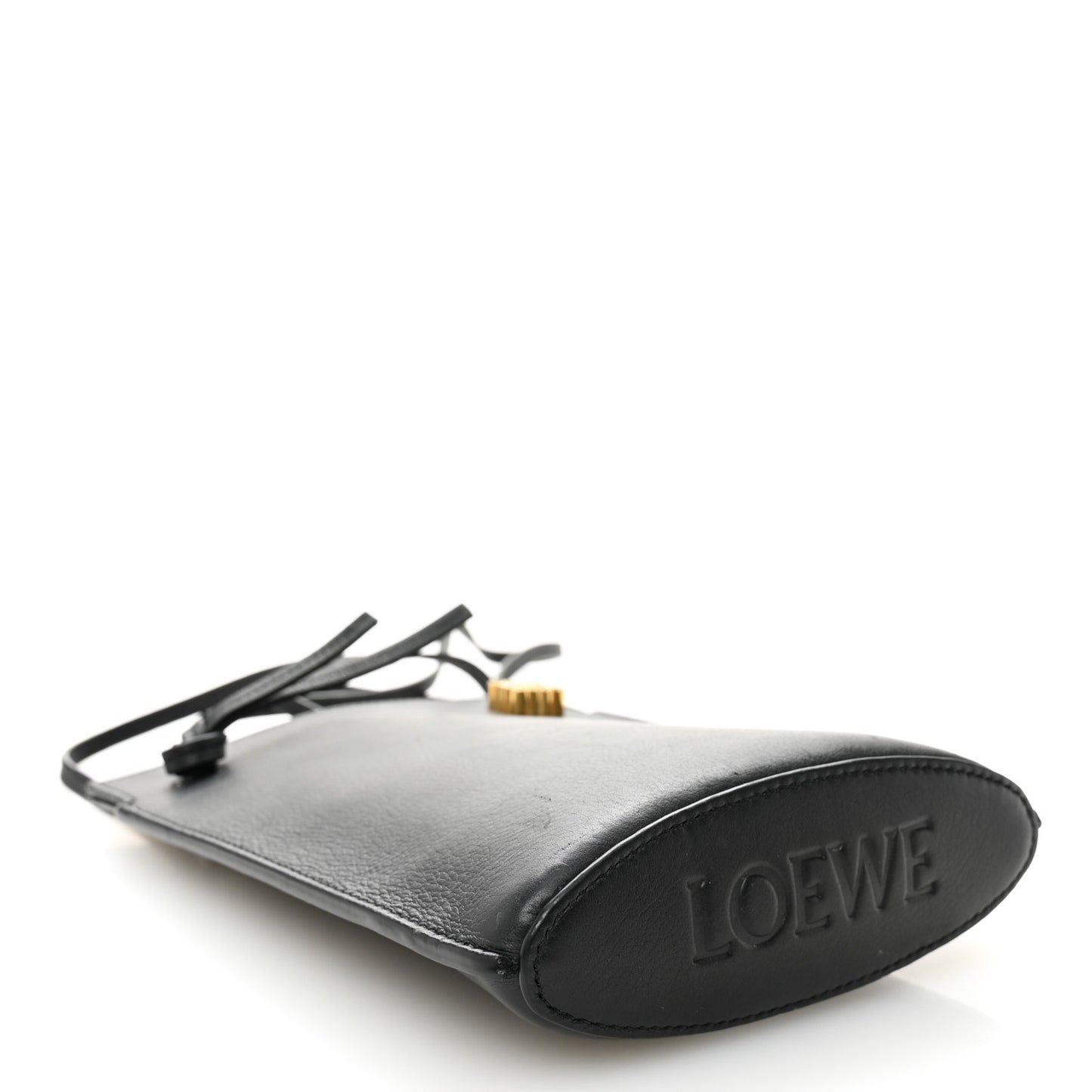 Smooth Calfskin Dice Pocket Black