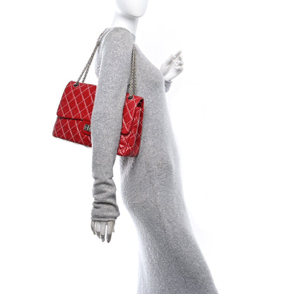 Chanel Calfskin Wild Stitch 2.55 Reissue 226 Flap Red 2 of 10