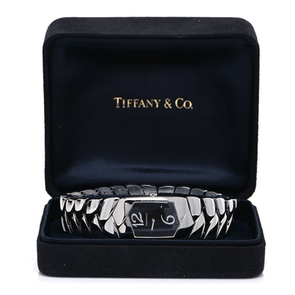Tiffany Stainless Steel 21mm Tesoro Quartz Watch Black 5 of 5