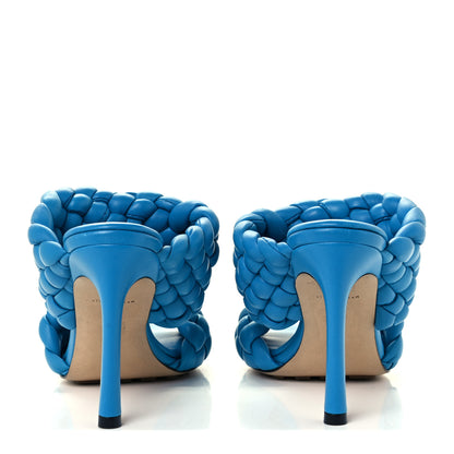 Bottega Veneta Nappa Twisted Padded Intrecciato Curve Slide Sandals 35 Bleuette 6 of 9