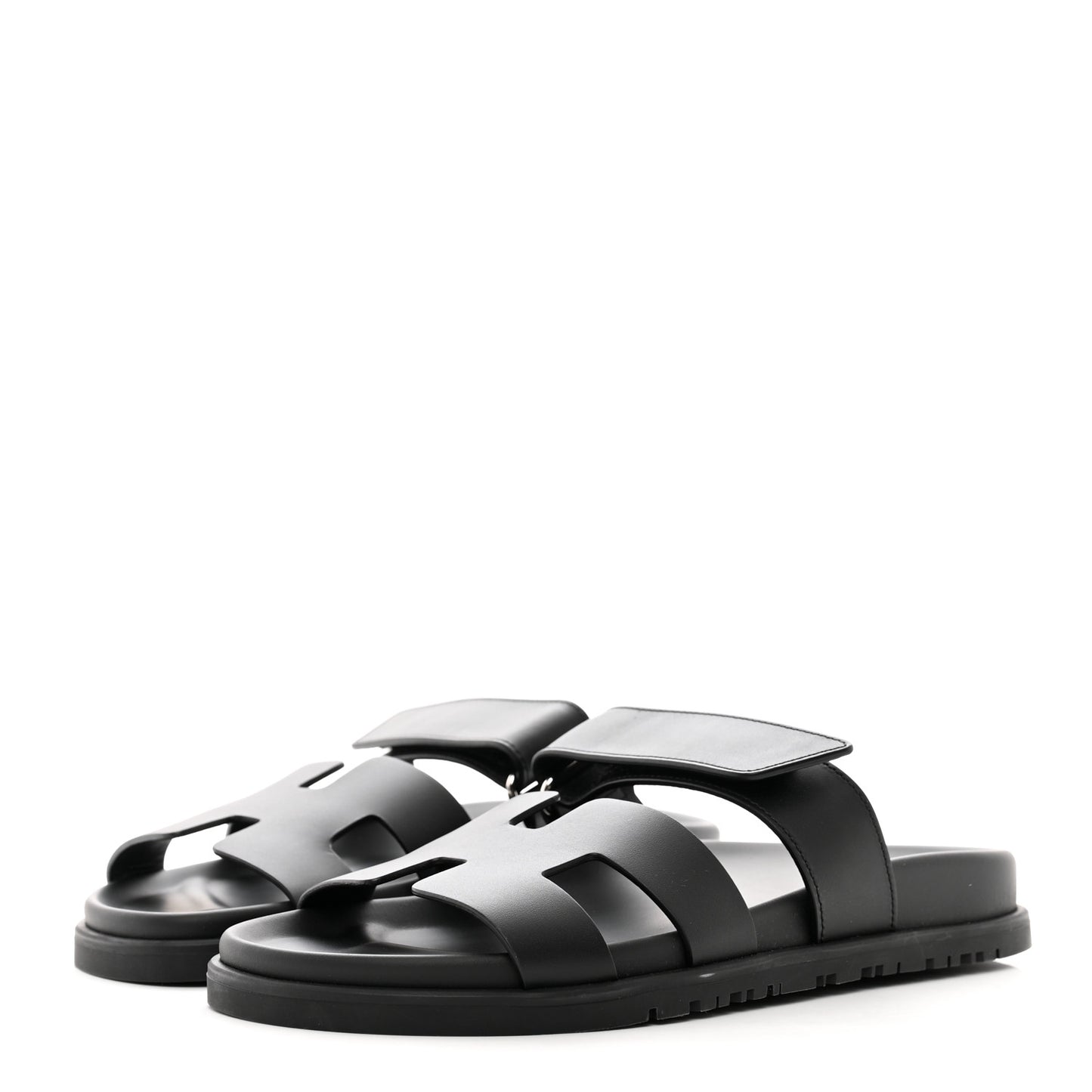 Calfskin Womens Chypre Sandals 36 Black