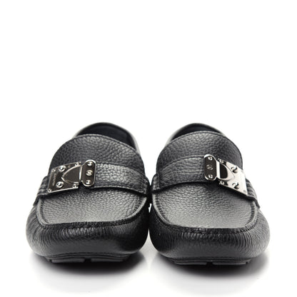 Louis Vuitton Calfskin Racetrack Moccasin Loafers 6.5 Black 2 of 10