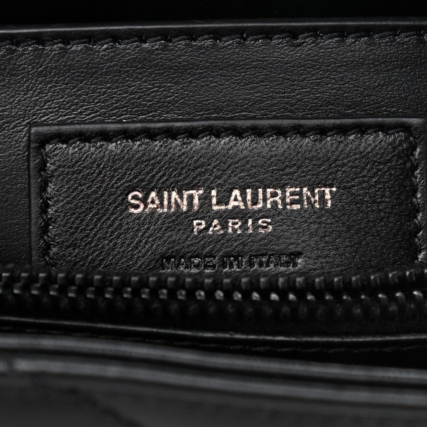 Calfskin Y Quilted Monogram Small Loulou Chain Satchel Black