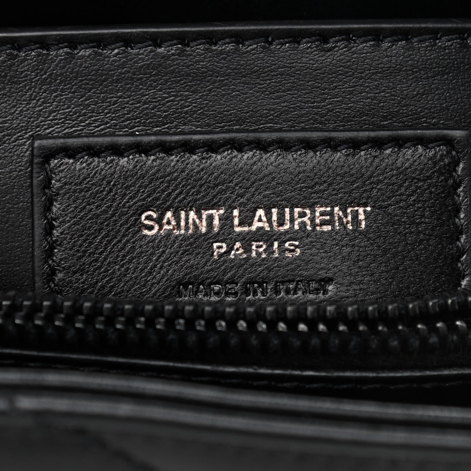 Saint Laurent Calfskin Y Quilted Monogram Small Loulou Chain Satchel Black 6 of 10