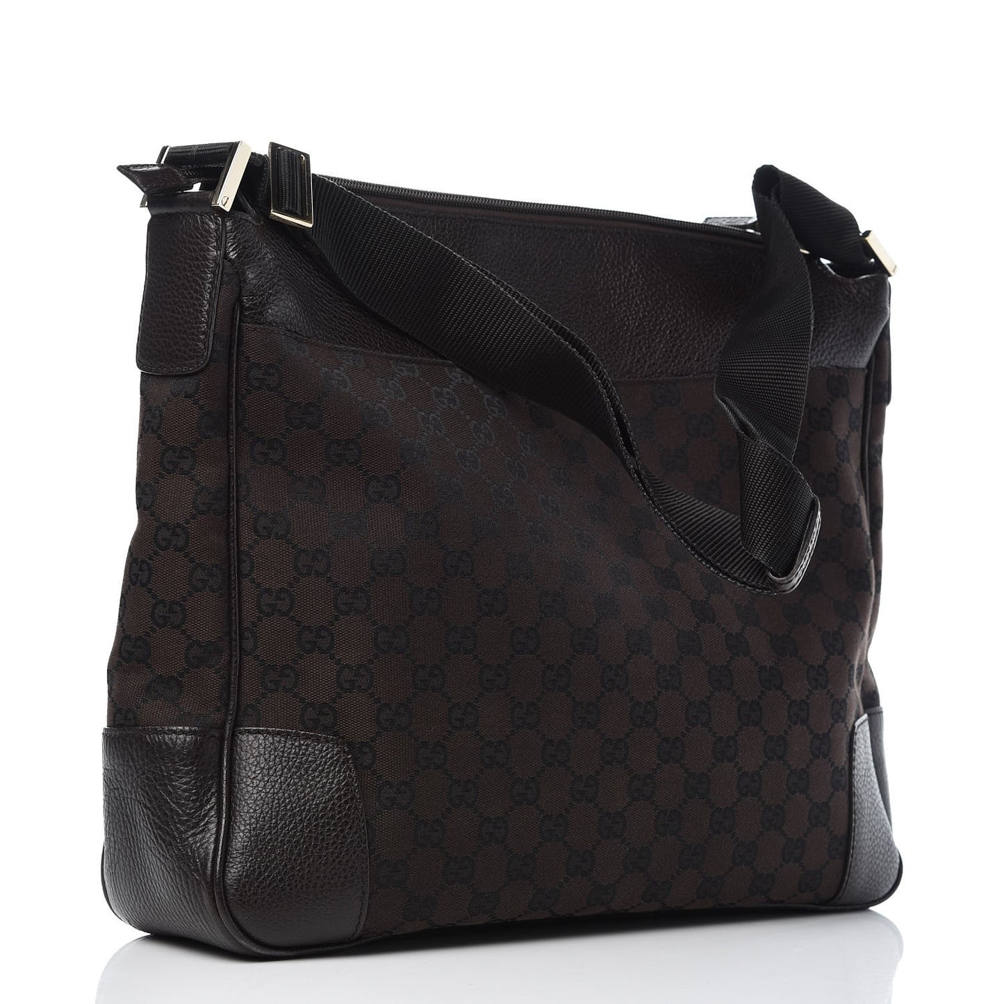 Monogram Large Messenger Bag Brown