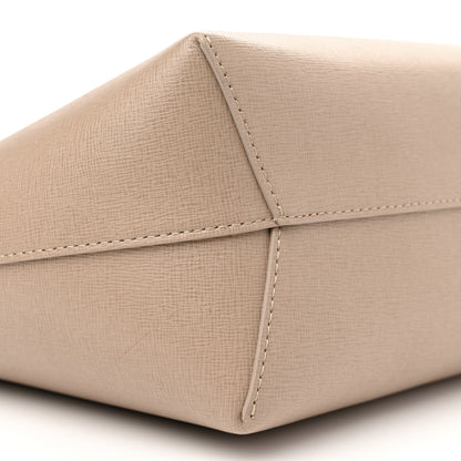 Mansur Gavriel Saffiano Small Zip Tote Beige 8 of 10