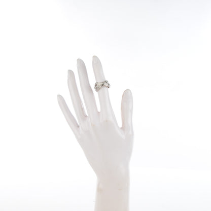 Cartier 18K White Gold Diamond Trinity Ring 52 6 2 of 3