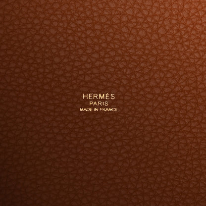 Hermes Taurillon Clemence Picotin Lock 18 PM Gold 6 of 11