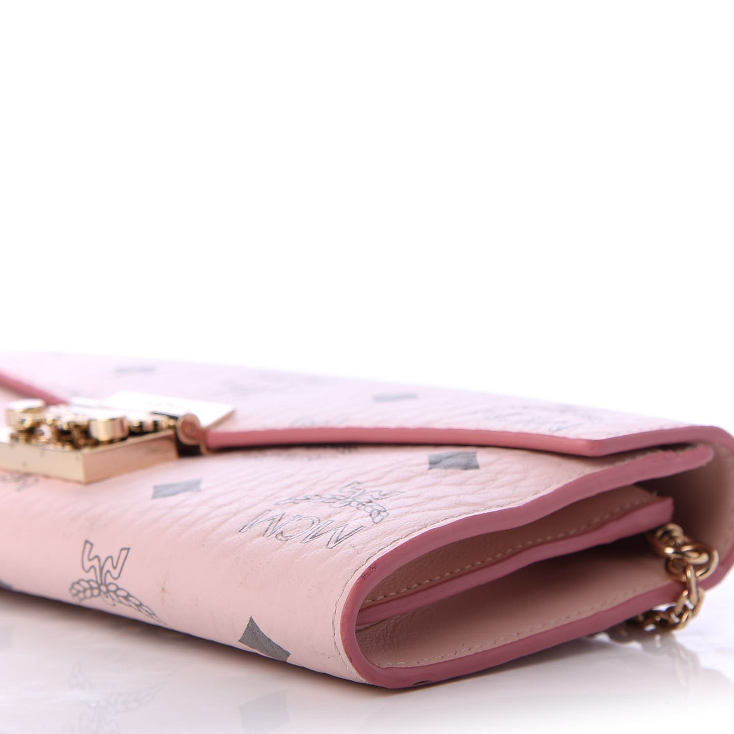 Visetos Large Patricia Wallet On Chain Soft Pink