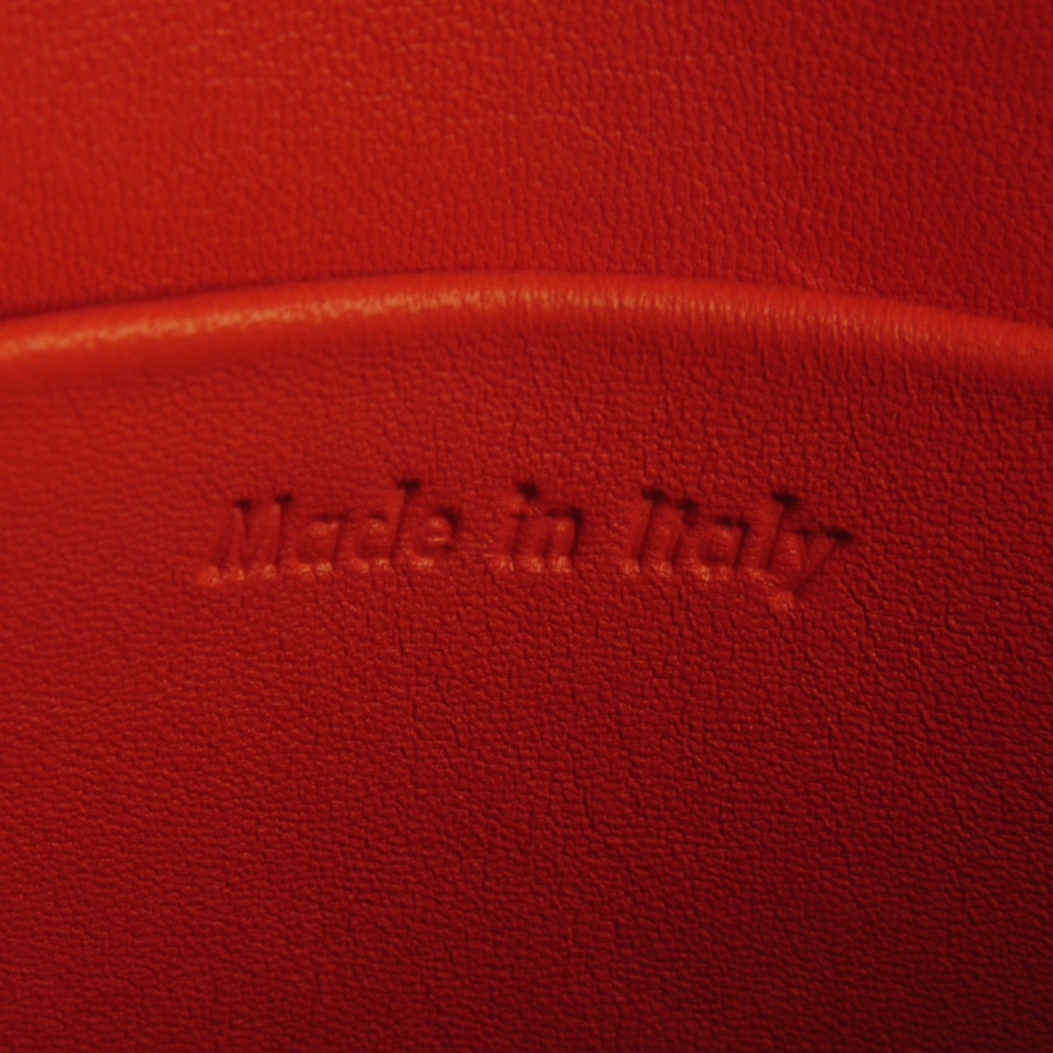 Celine Grained Calfskin Small Trotteur Carnelian 6 of 7