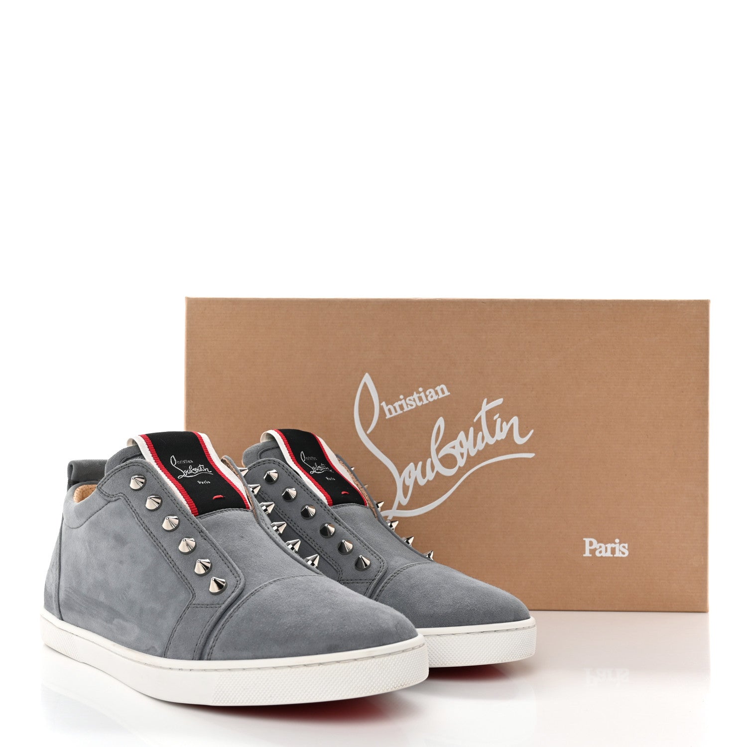 Christian Louboutin Suede Mens Fique A Vontade Sneakers 40 Islande 8 of 8