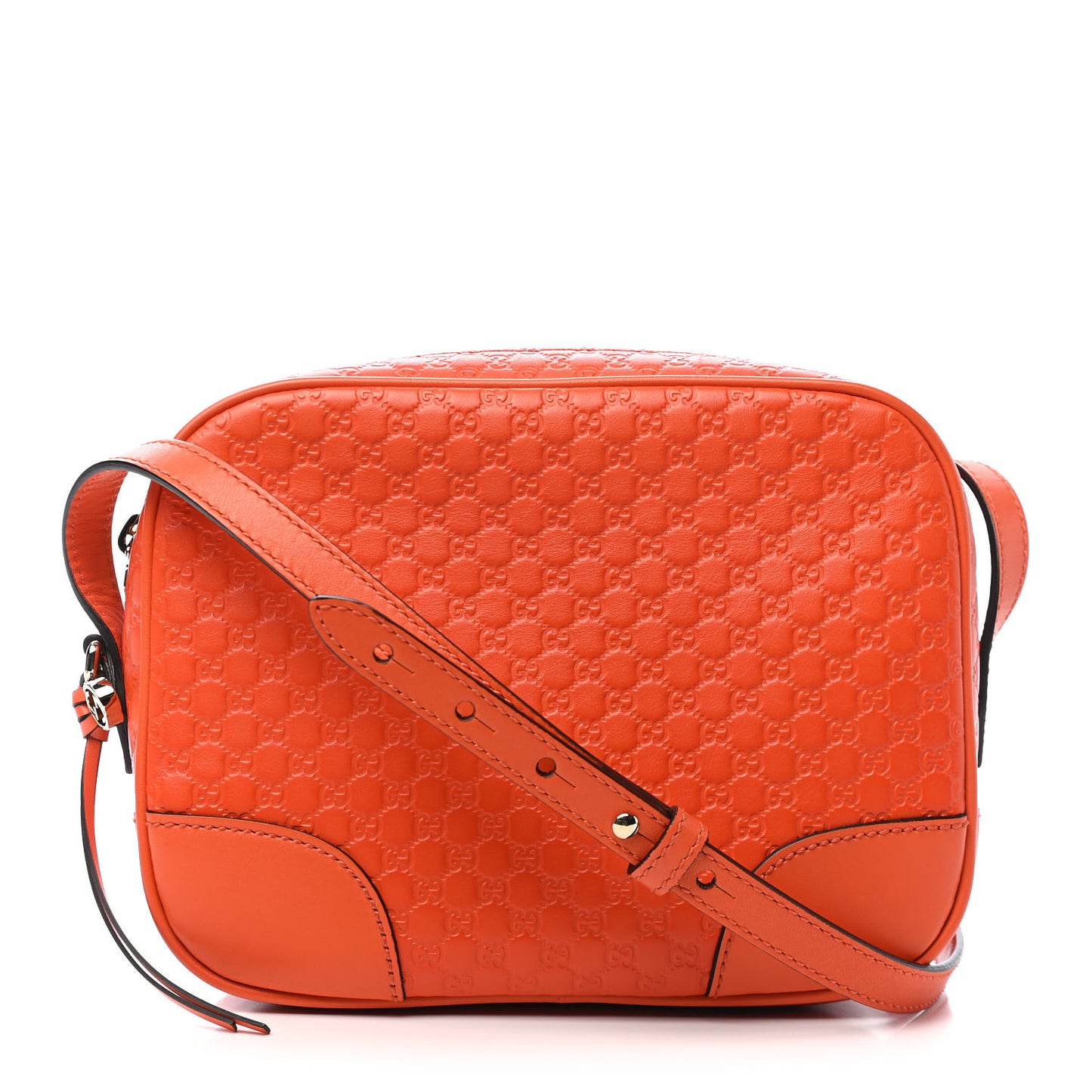 Soft Microguccissima Mini Bree Messenger Bag Sun Orange