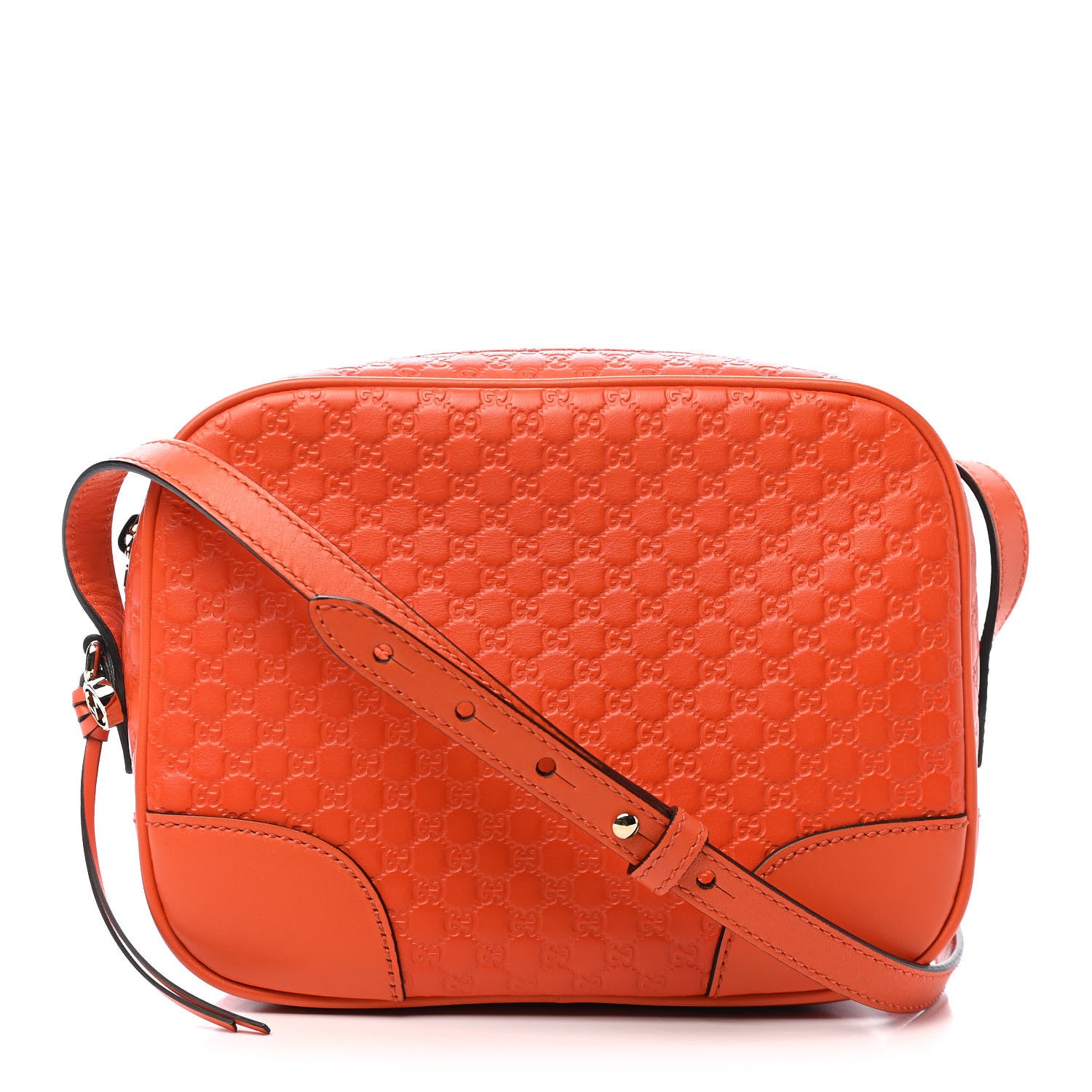 Gucci Soft Microguccissima Mini Bree Messenger Bag Sun Orange 1 of 9