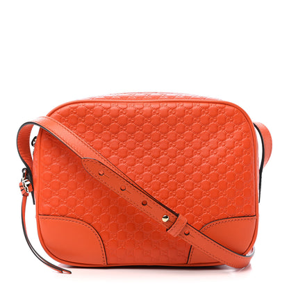 Gucci Soft Microguccissima Mini Bree Messenger Bag Sun Orange 1 of 9