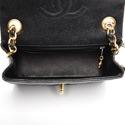 Chanel Caviar Quilted Mini Square Flap Black 5 of 7