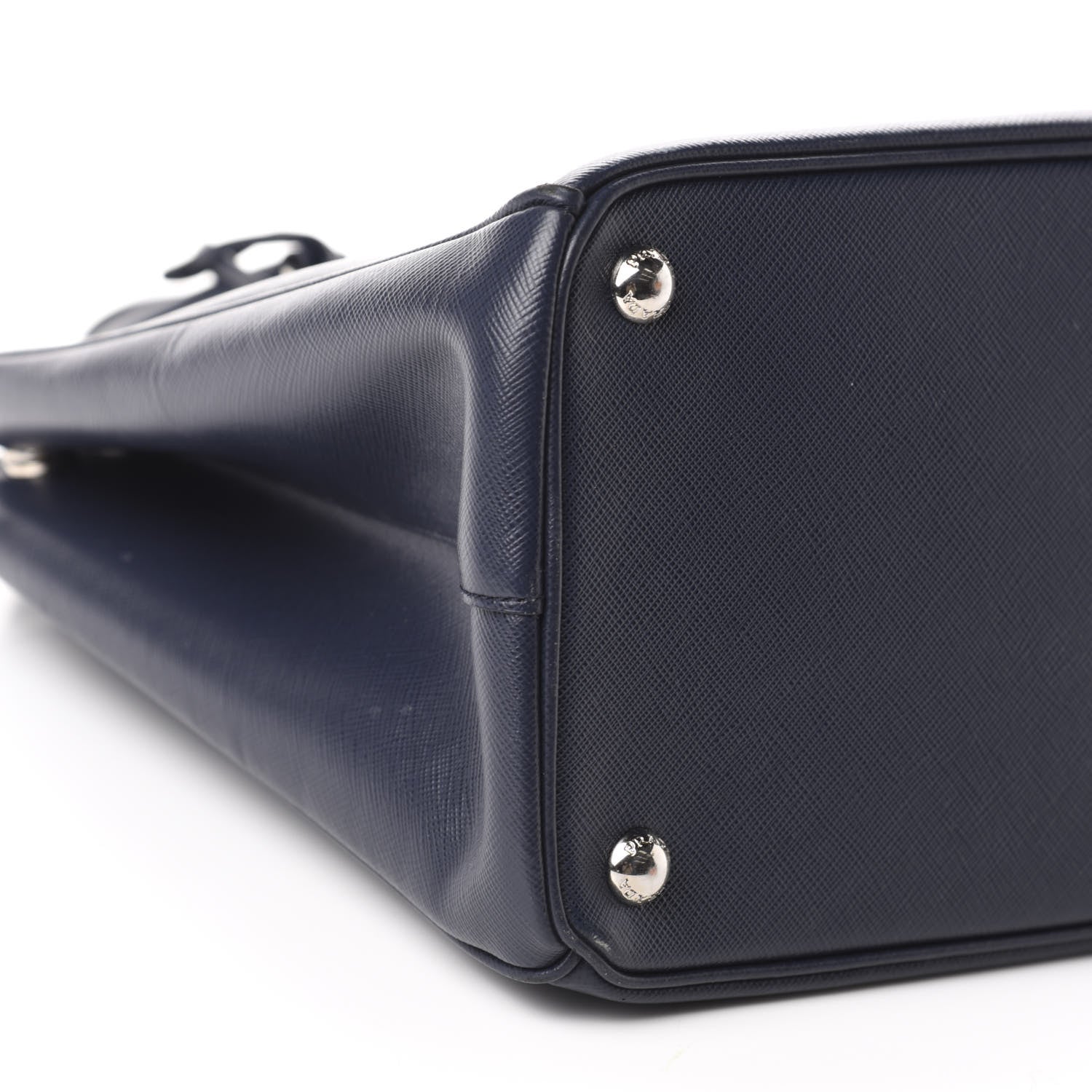 Prada Saffiano Medium Galleria Double Zip Tote Baltico 6 of 13