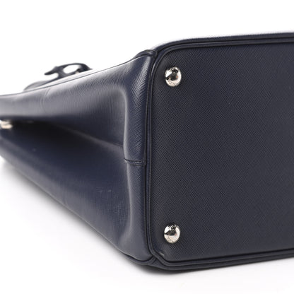 Prada Saffiano Medium Galleria Double Zip Tote Baltico 6 of 13