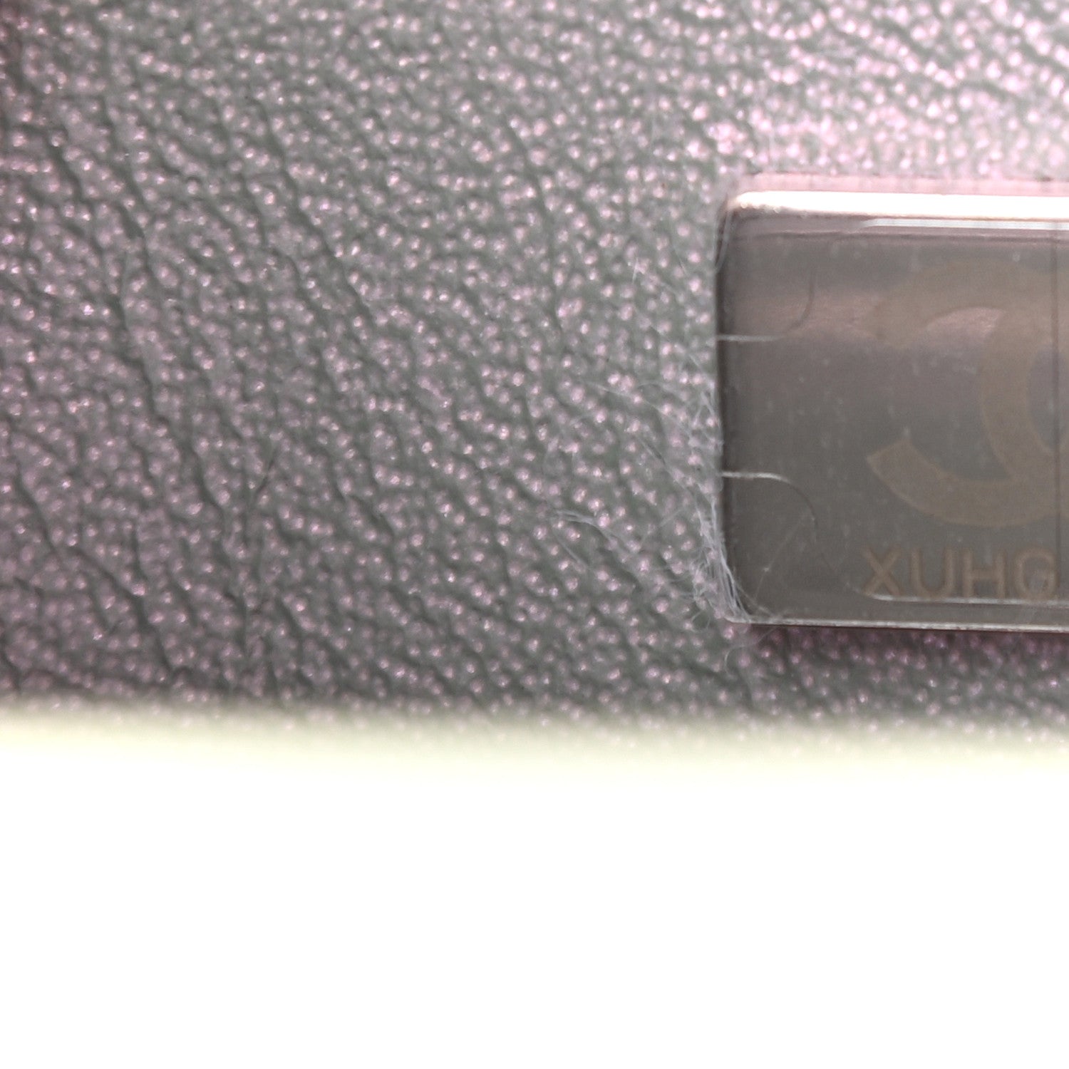 Chanel Iridescent Calfskin Quilted Mini Rectangular Flap Light Purple 7 of 9