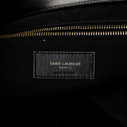 Saint Laurent Lambskin Quilted Maxi Icare Shopping Tote Black 7 of 11