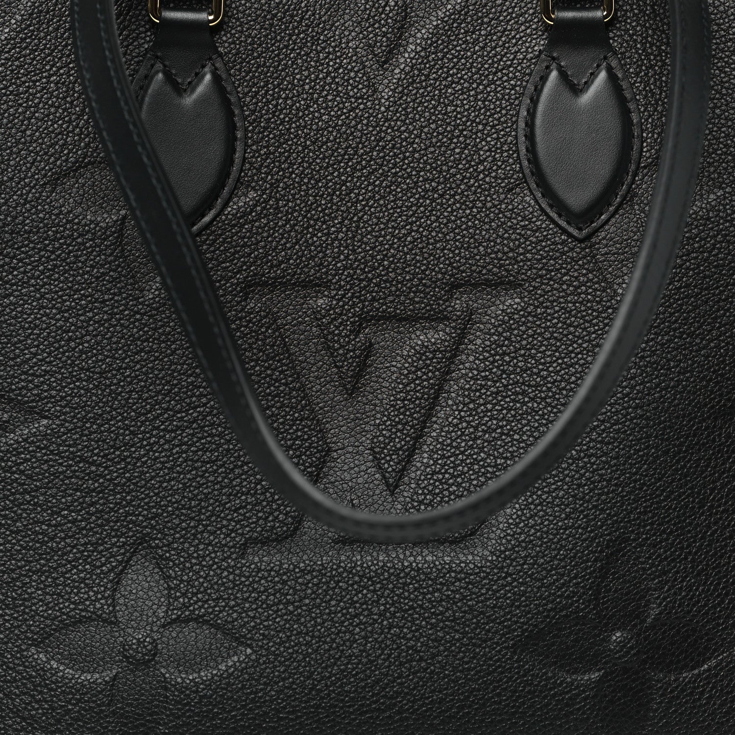 Louis Vuitton Empreinte Monogram Giant Onthego MM Black 7 of 9