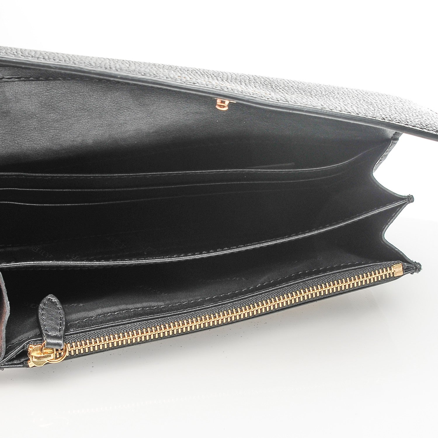 Burberry Grainy Calfskin House Check Henley Wallet On Chain Black 5 of 6