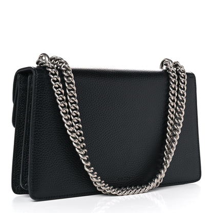 Gucci Pebbled Calfskin Small Dionysus Shoulder Bag Black 3 of 14