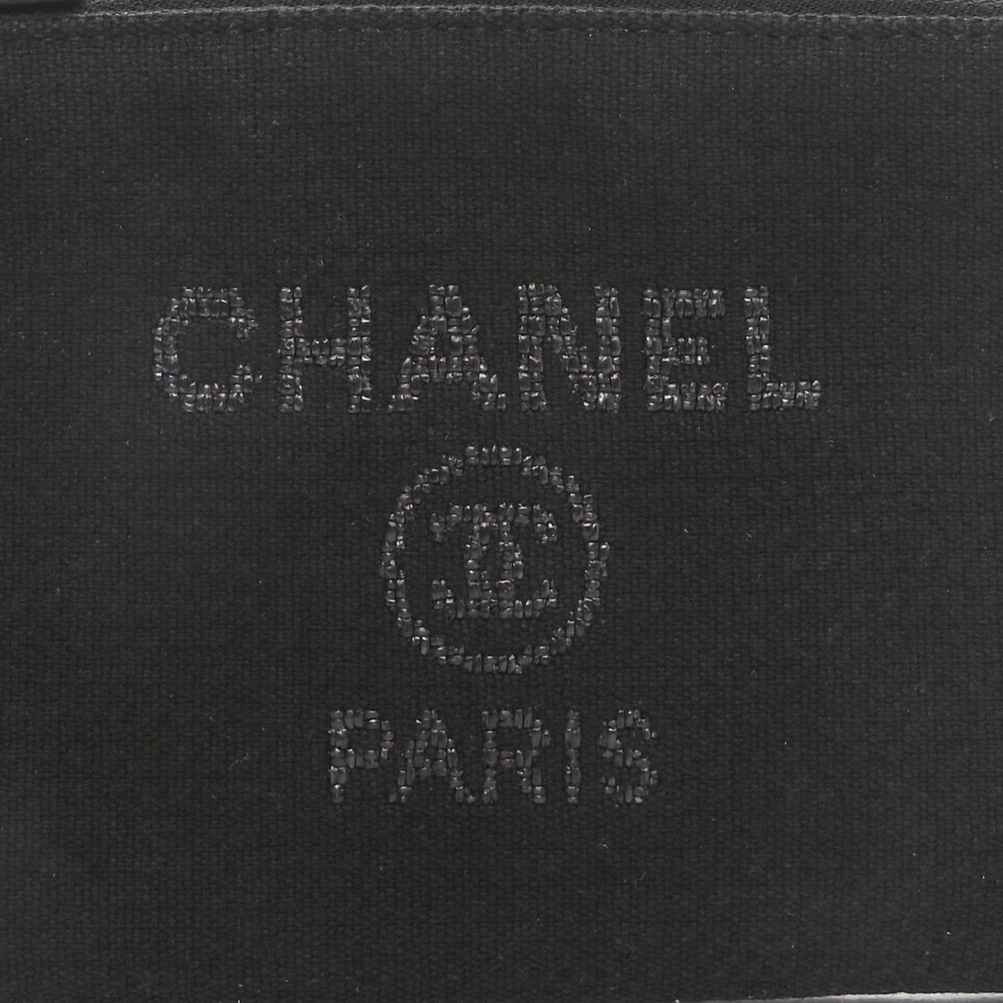 Mixed Fibers Small Deauville Pouch Black
