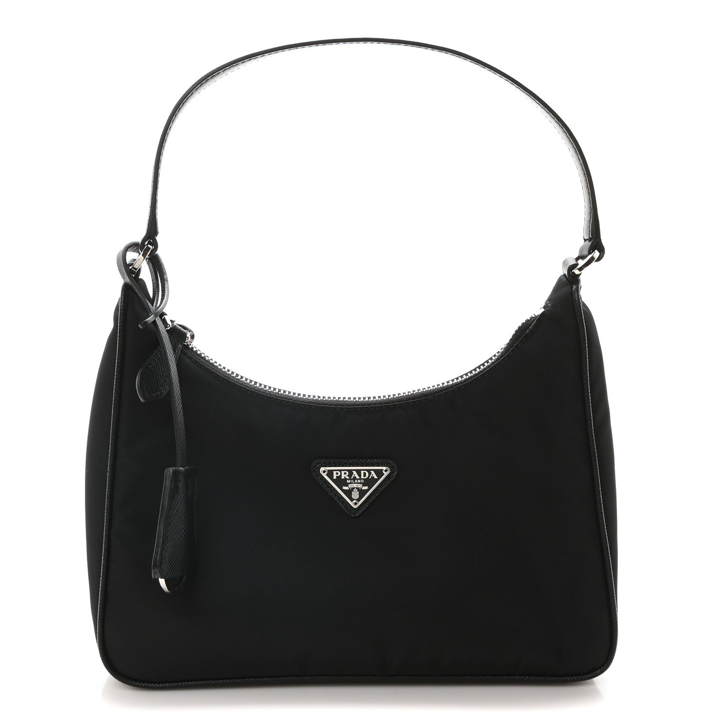 Prada Tessuto Nylon Saffiano Mini Re-Edition 2005 Bag Black 1 of 11