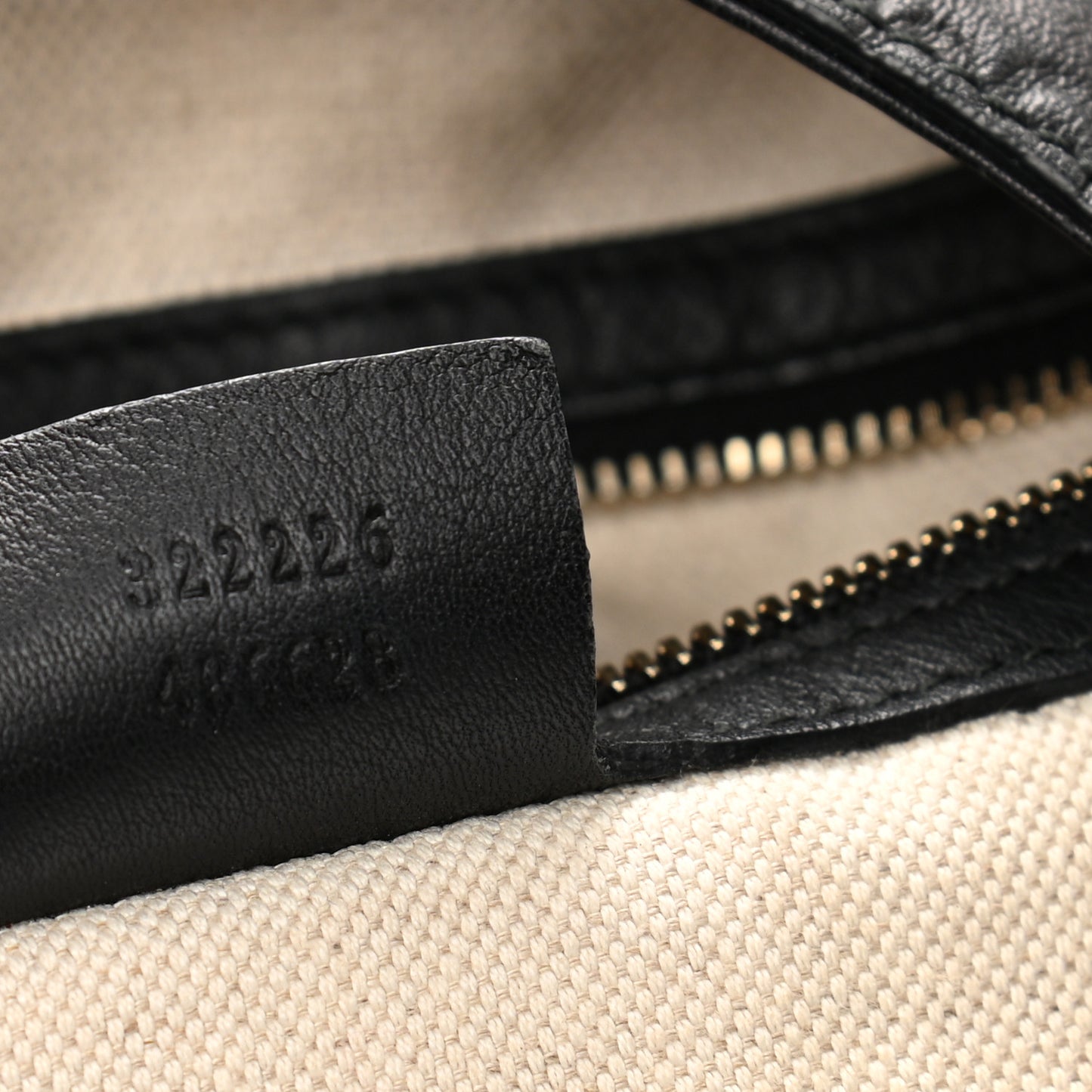 Guccissima Medium Emily Hobo Black