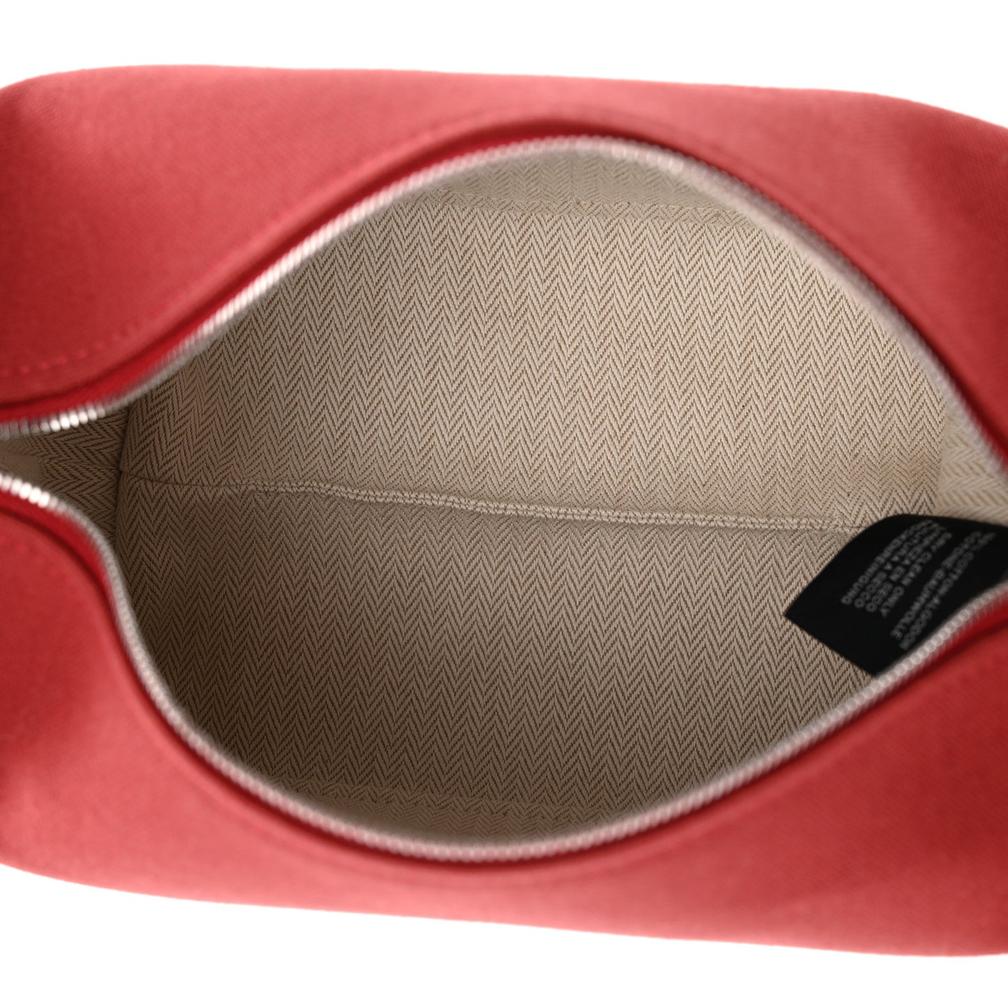 Cotton Canvas H Pavillon Small Bride-A-Brac Pouch Rouge H