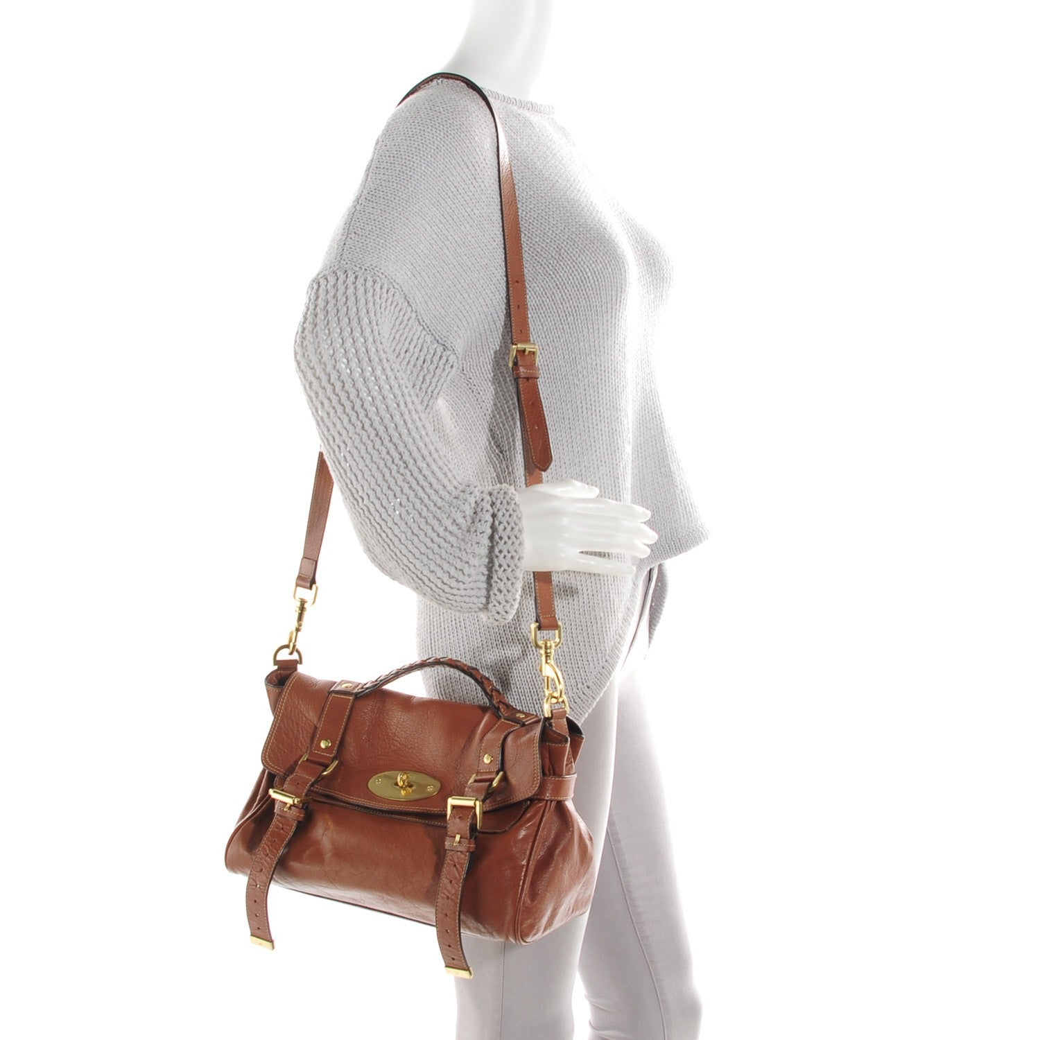 Mulberry Soft Buffalo Medium Alexa Oak 2 of 13