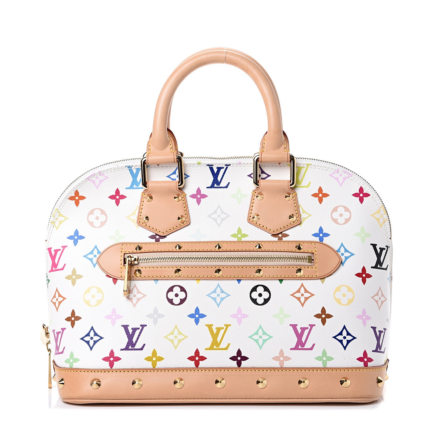 Louis Vuitton Monogram Multicolor Alma White 1 of 12