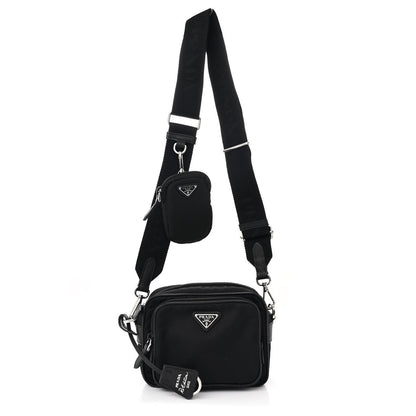 Prada Re-Nylon Saffiano Mini Re-Edition 2005 Camera Bag Black 1 of 11