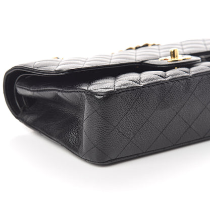 Chanel Caviar Quilted Medium Double Flap Black 9 of 11