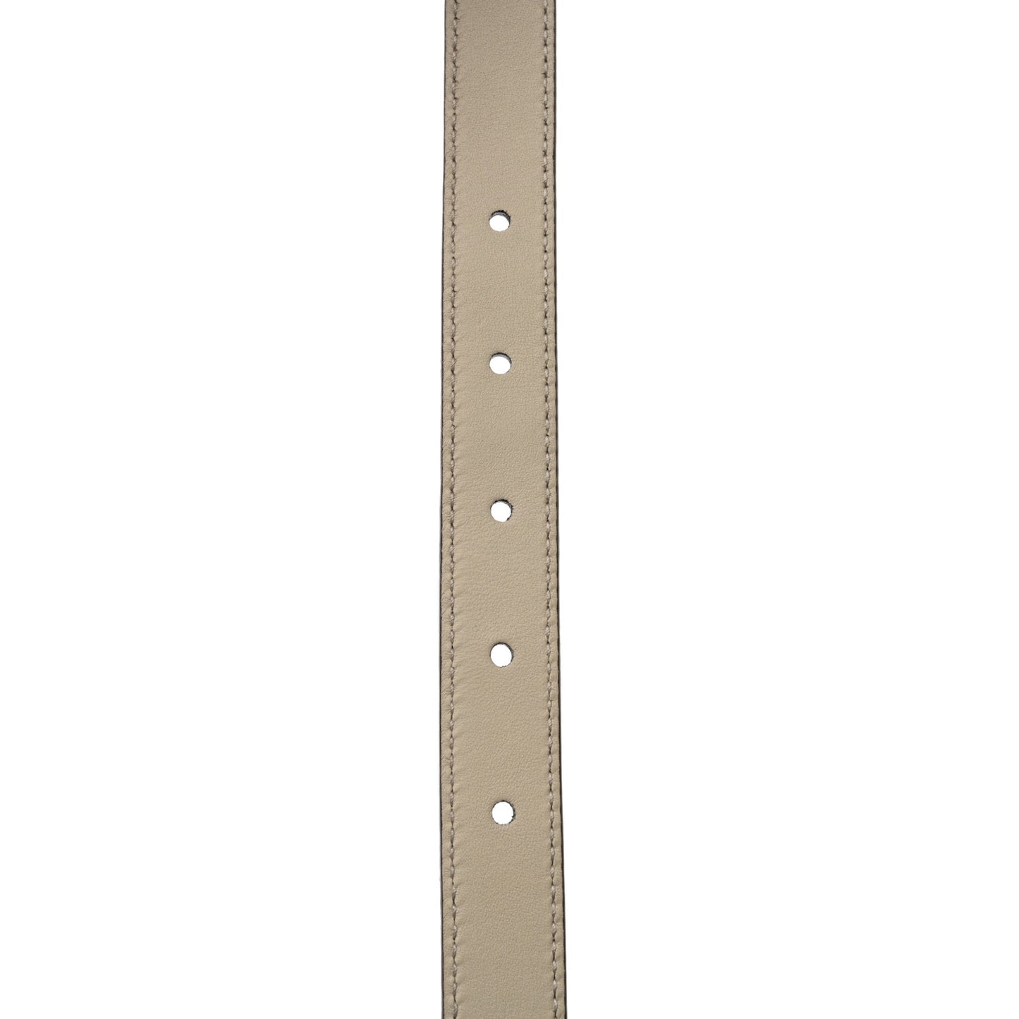 Calfskin Double G 20mm Belt 90 36 Mystic White
