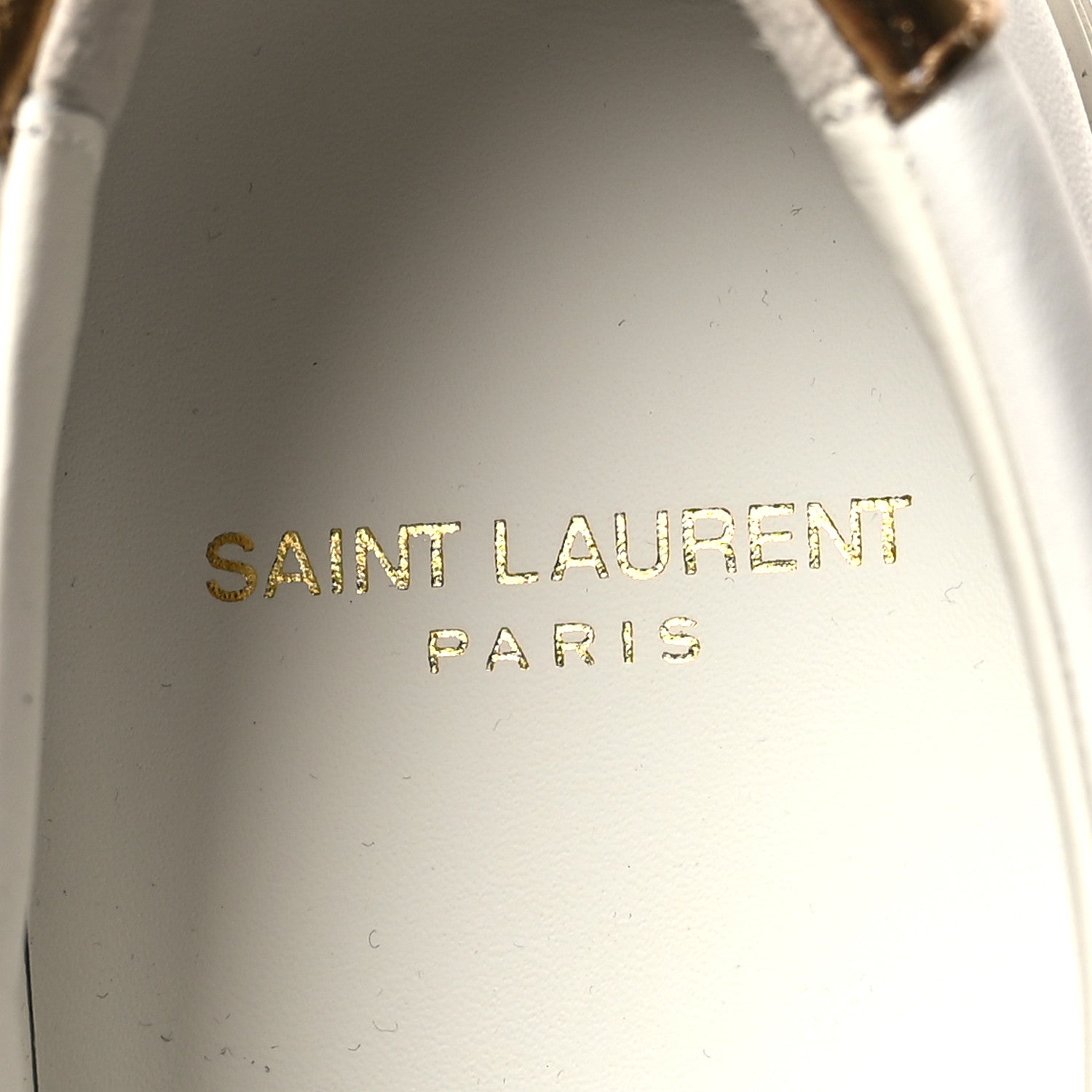 Saint Laurent Calfskin Andy Low Top Sneakers 36.5 Blanc Optique 8 of 9