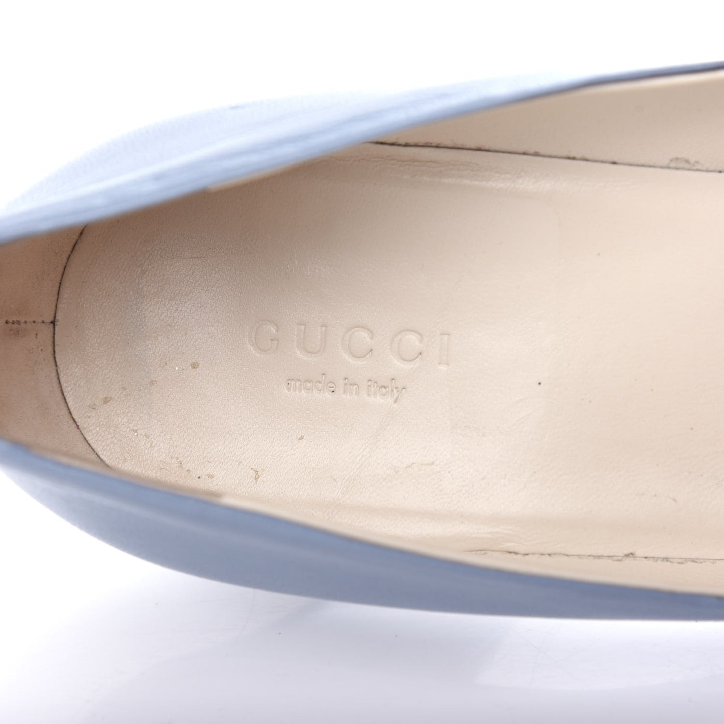 Nappa Logo Plate Pumps 40 Pastel Blue