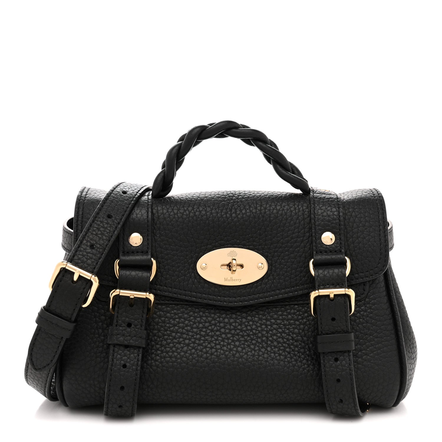 Mulberry Heavy Grain Mini Alexa Black 1 of 11