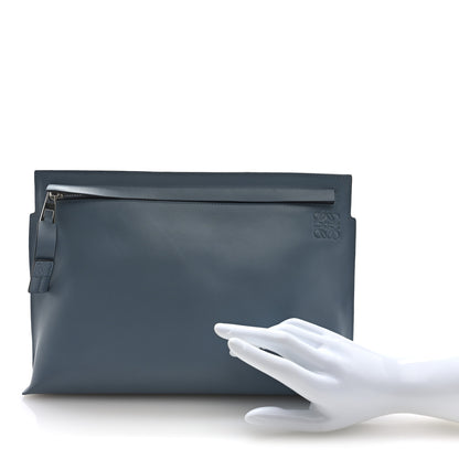 Loewe Calfskin T Pouch Stone Blue 2 of 6