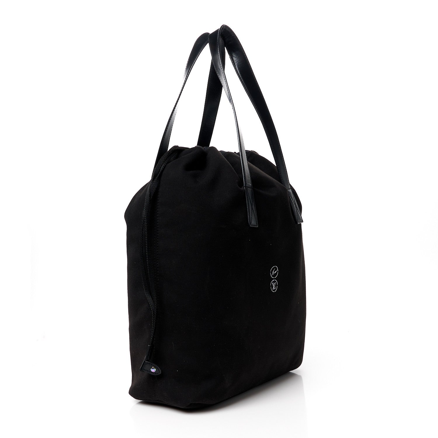 Louis Vuitton Canvas Fragment Cabas Light Tote Bag Black 3 of 12